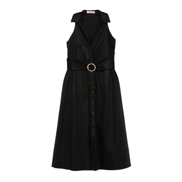 Robe Au Genou - Noir (261TT222300006)