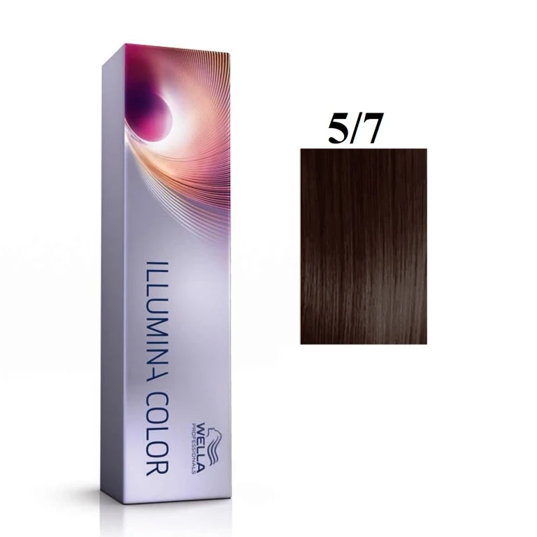 Professionals Illumina Color Permanent Hair Dye 5/7 Light Brown 60 ml