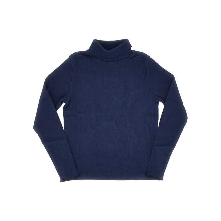 Stretch cotton turtleneck Kids 8Y