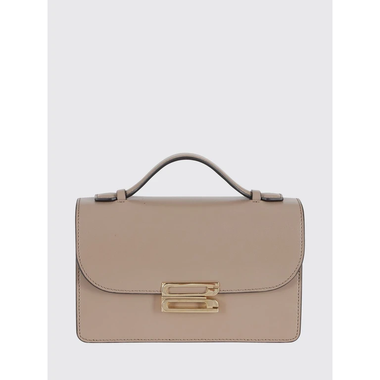 Small Calfskin Crossbody Bag with Metallic Logo (B126AAC007425A9823)