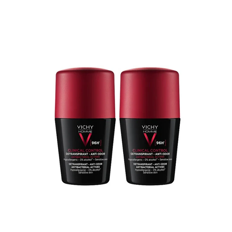 Clinical Control 96H 데오도란트 볼 세트 남성용 (앤티퍼스피런트) 2 X 50 ml