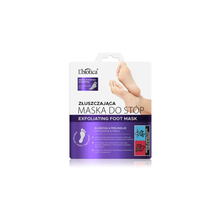Exfoliating socks to soften and moisturize the skin of the feet 1 pair