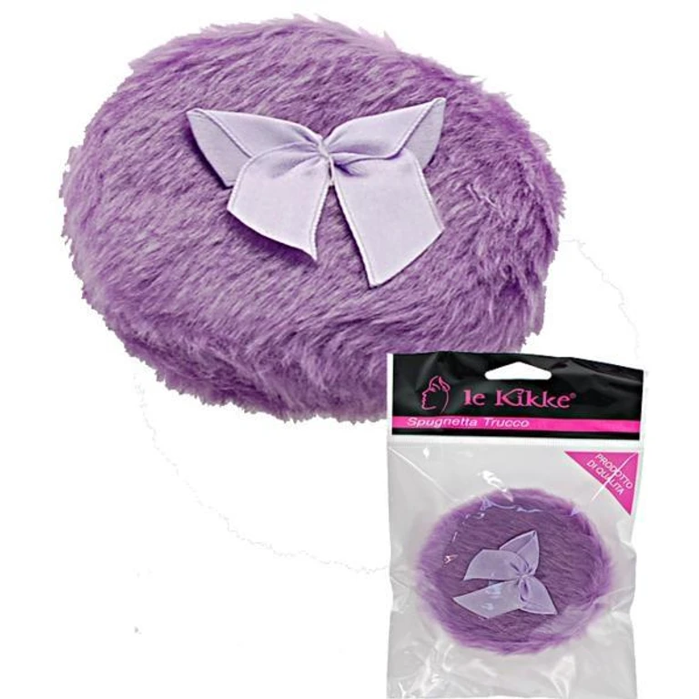 powder puff with bow