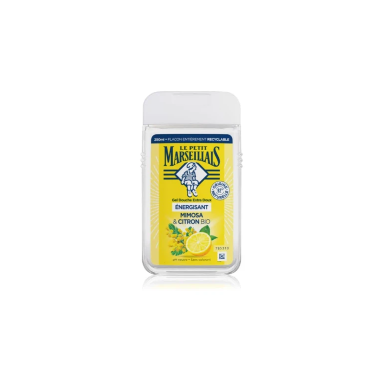 Extra delicate shower gel Mimosa and organic lemon - 250ml