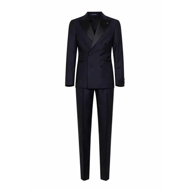 Tuxedo Suit Bruce Black Virgin Wool