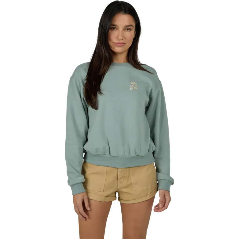 Island Time Crew Neck Sweatshirt - Women's