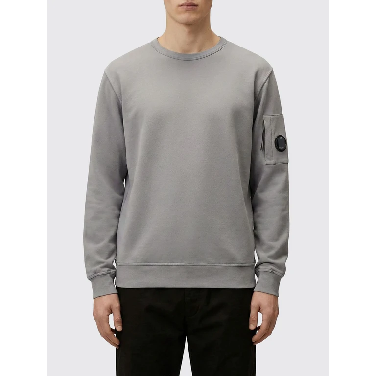 C. P. COMPANY Cotton Crew Neck Sweatshirt (20CMSS036A110044R921)
