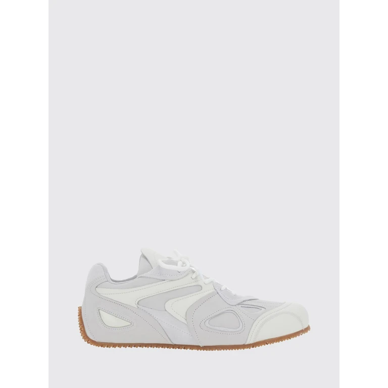 Slow Runner Two-Tone Leather and Suede Sneakers (F3924002)
