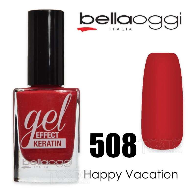 Gel effect keratin gel effect nail polish with keratin 508