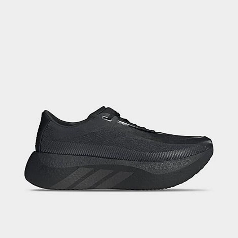 Men's Hyperboost Edge Running Shoes in Core Black/Carbon/Carbon Size: 7.5