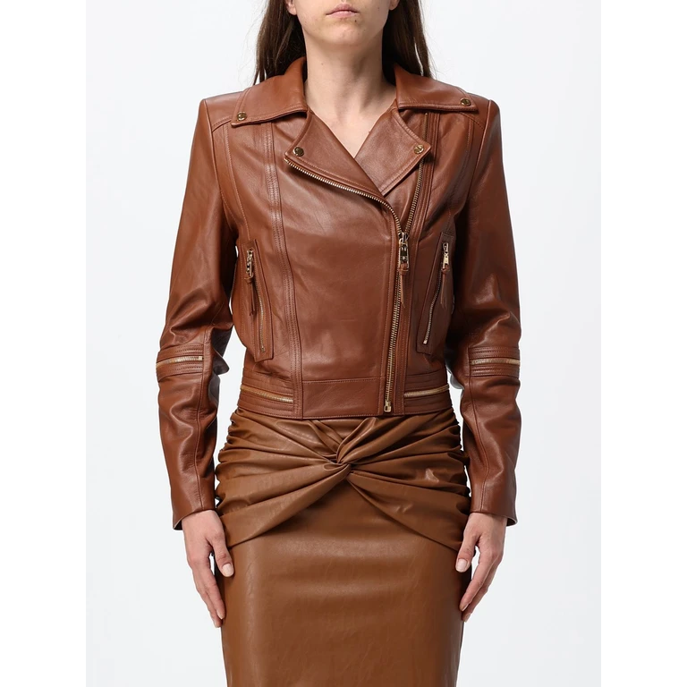 ELISABETTA FRANCHI Jacket Woman color Brown (GD01Z66E2FK3)