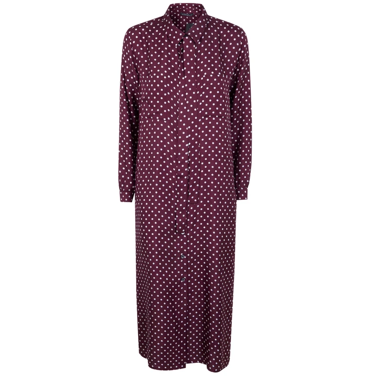 Belt Long Sleeves Shirt Dress