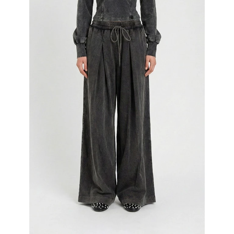 Wide-Leg Cotton Trousers (261AP241500006)