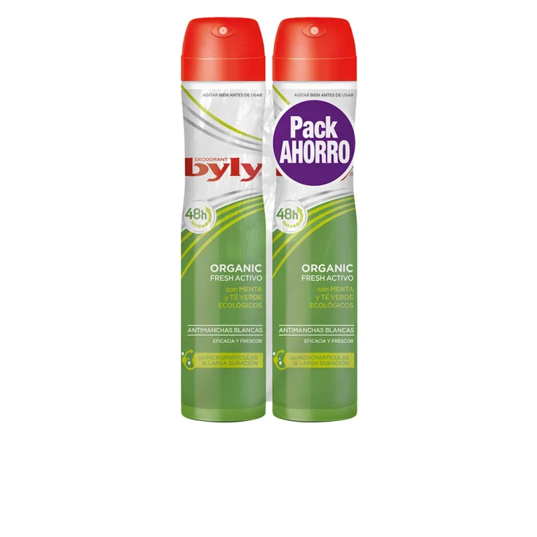 Organic Extra Fresh Deodorant Spray 2x200ml