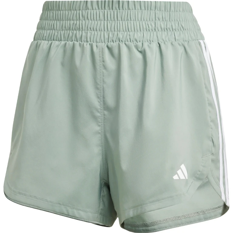 Pacer Training 3-Stripes Woven High-Rise Short - Women's