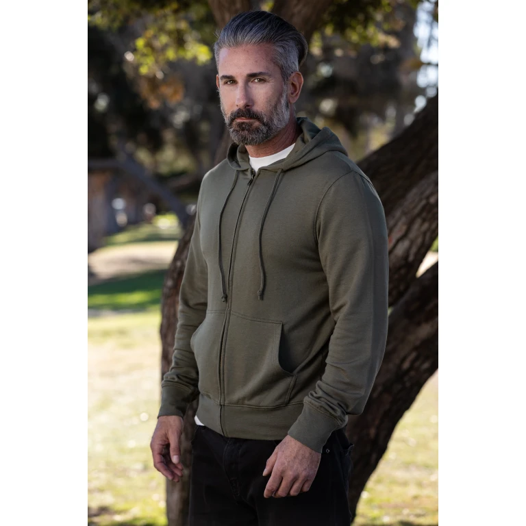 Men's Eco-Smart Full-Zip Bamboo Viscose Hoodie