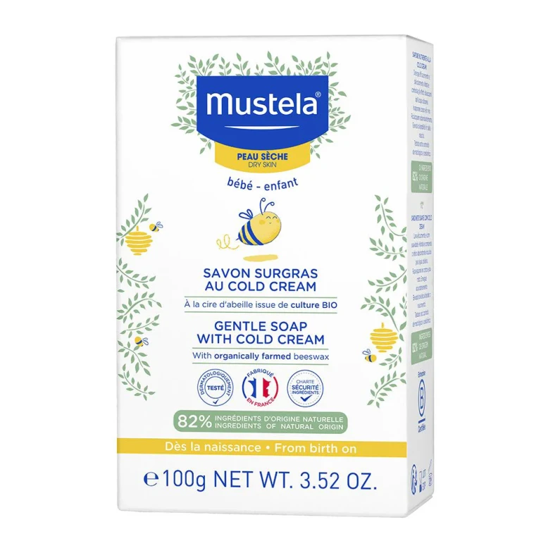 Cold Cream Gentle Cleansing Soap with Natural Beeswax 100 g