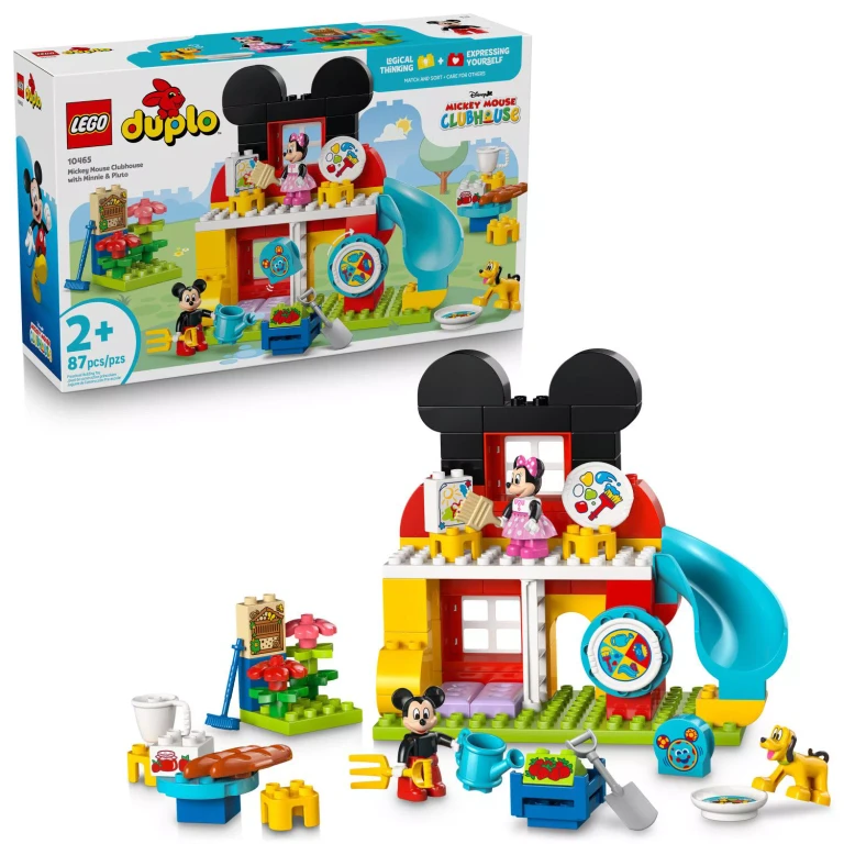 DUPLO Disney Mickey Mouse Clubhouse with Minnie & Pluto, 87 pc.