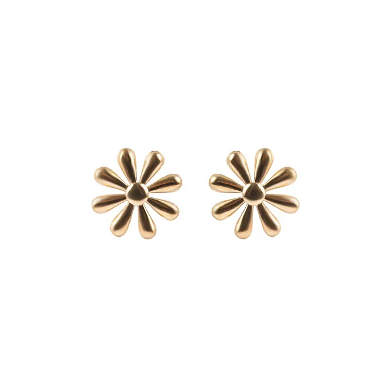Gold-Plated Earrings Flowers Xeloria Ewe250372G