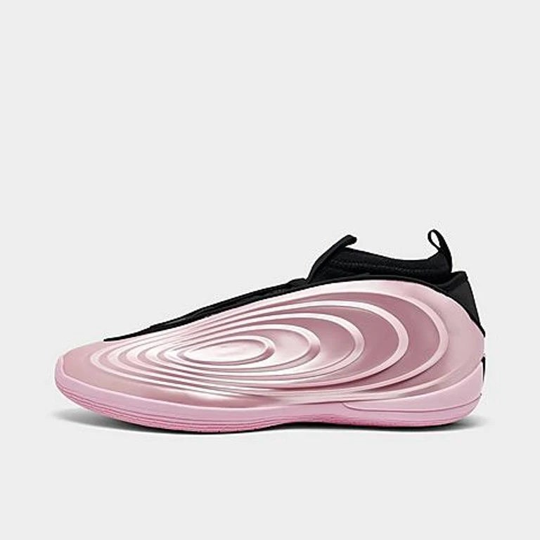 Men's Harden Vol. 10 Basketball Shoes in Clear Pink/Core Black/Frozen Lemon Size: 8.0