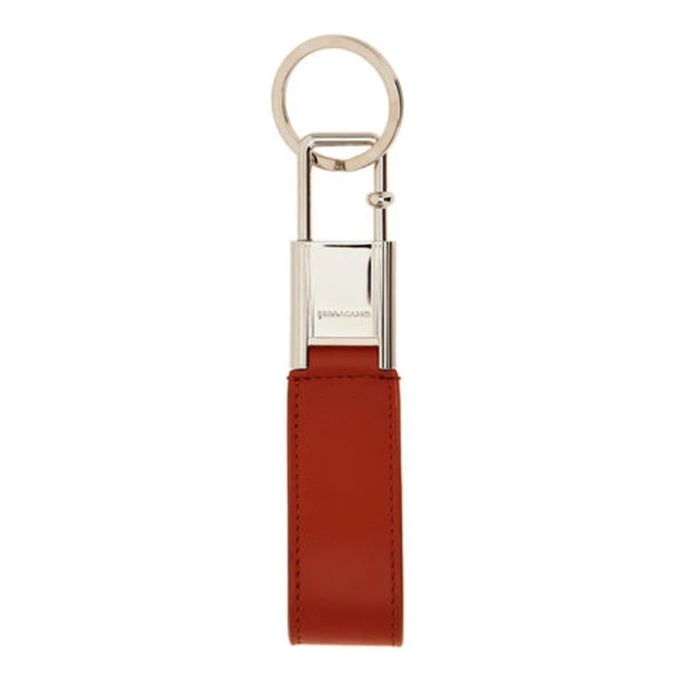 Gancini-Inspired Leather Keyring
