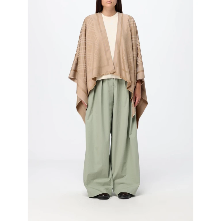 BURBERRY Scarf Woman color Beige (8126969)