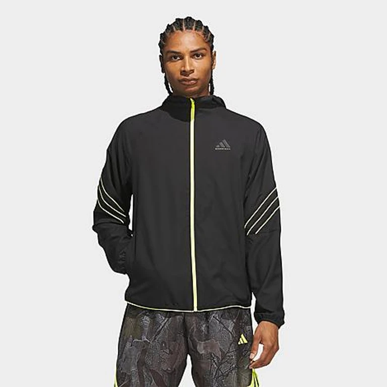 adidas Men's Crazy Lite Basketball Jacket in Mystery Ink/Black Size: XXS
