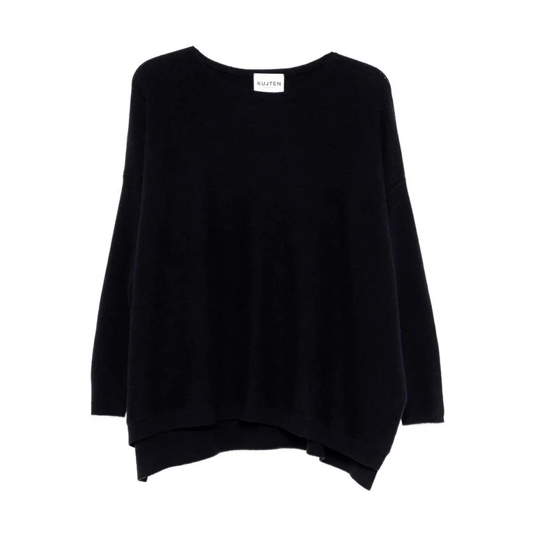 Pull Col Rond - Bleu Foncé (F248280)