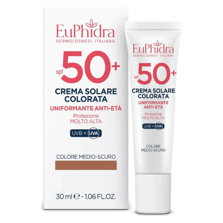 Tinted Even-Tone Anti-Aging Sunscreen SPF 50+ Medium Dark Shade 30 ml