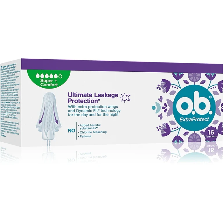 Extra Protect Super+ Comfort tampons 16 pieces