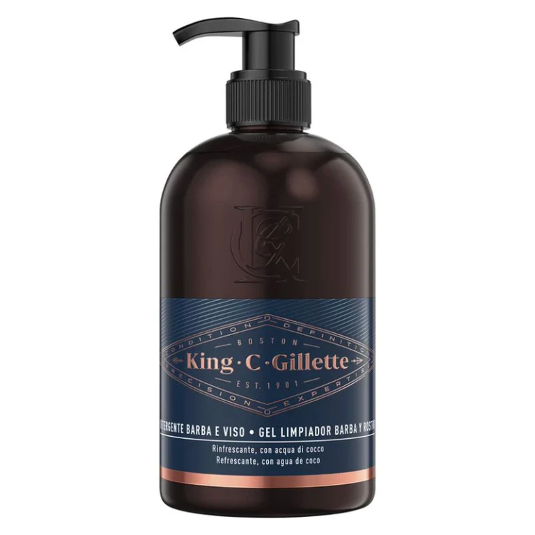 King C Gillette Beard and Face Cleanser 350ml