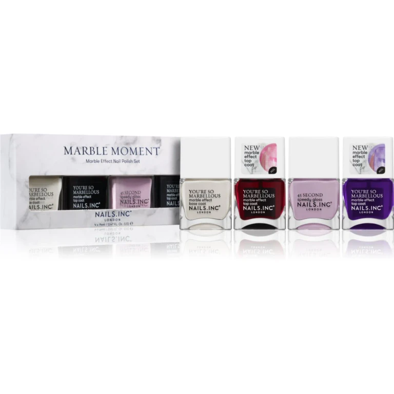 Marble Moment Nail Polish Set