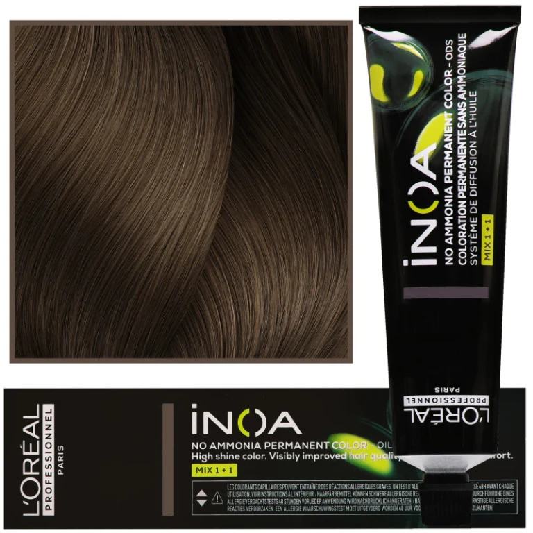 Inoa Haarfarbe 7.23 Schillerndes Goldblond