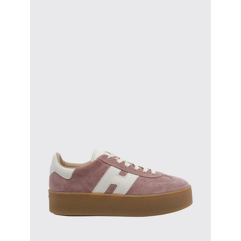 Cool H698 Platform Sneakers in Suede Leather with H Logo (HXW6980FB60UL60R1B)