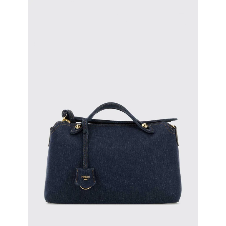Medium By The Way Denim Boston Bag with Charm (8BL155AWPOF0NAP)