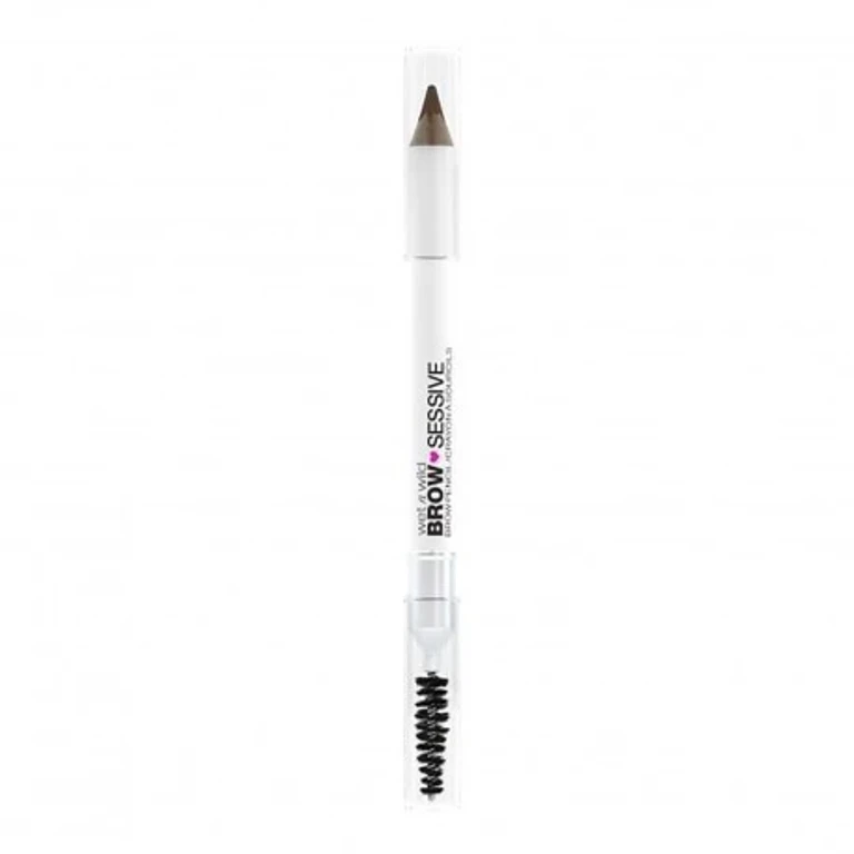 Eyebrow pencil with built-in brush 886e dark brown