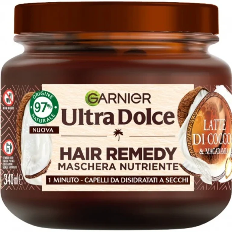 Hair Remedy Nourishing Mask for Dehydrated Hair 340 Ml Coconut Milk