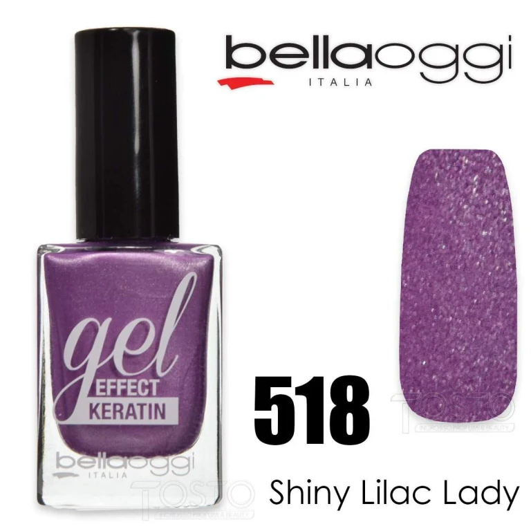 Esmalte efeito gel com queratina 518