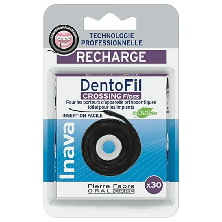 Dentofil Refill Dental Wire Crossing Floss For Ortho Braces or Implants x30