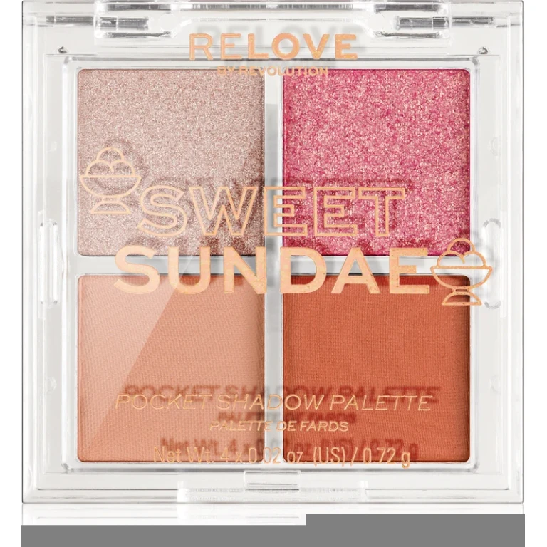 Pocket Eyeshadow Palette Sweet Sundae 4x0.72 g
