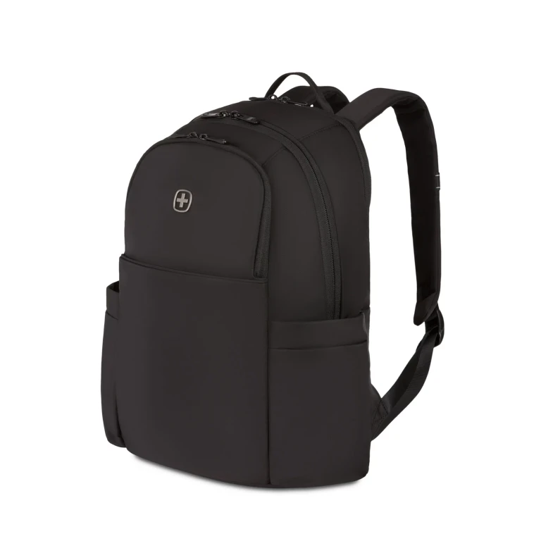 Women's Laptop backpack- Black:- Black