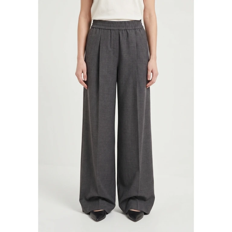 Wodark Grey Wide Leg Trousers