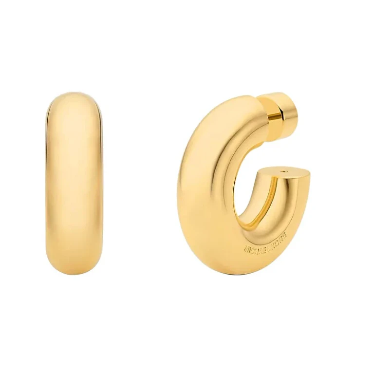 Minimalist Gold-Plated Hoop Earrings Mkj842200710