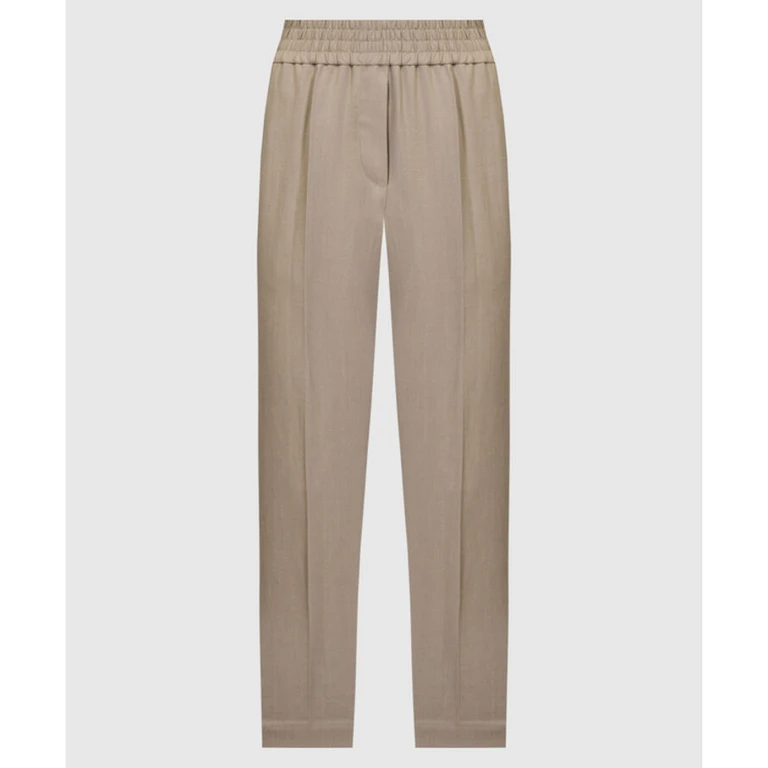 Wolight Brown Relaxed Trousers