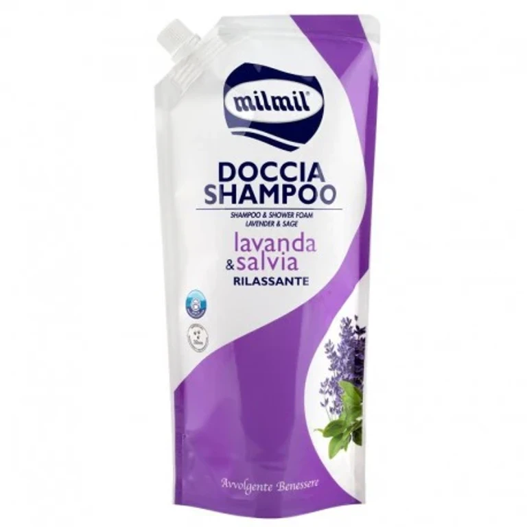 Shower Shampoo Lavender & Sage Bottle 750ml