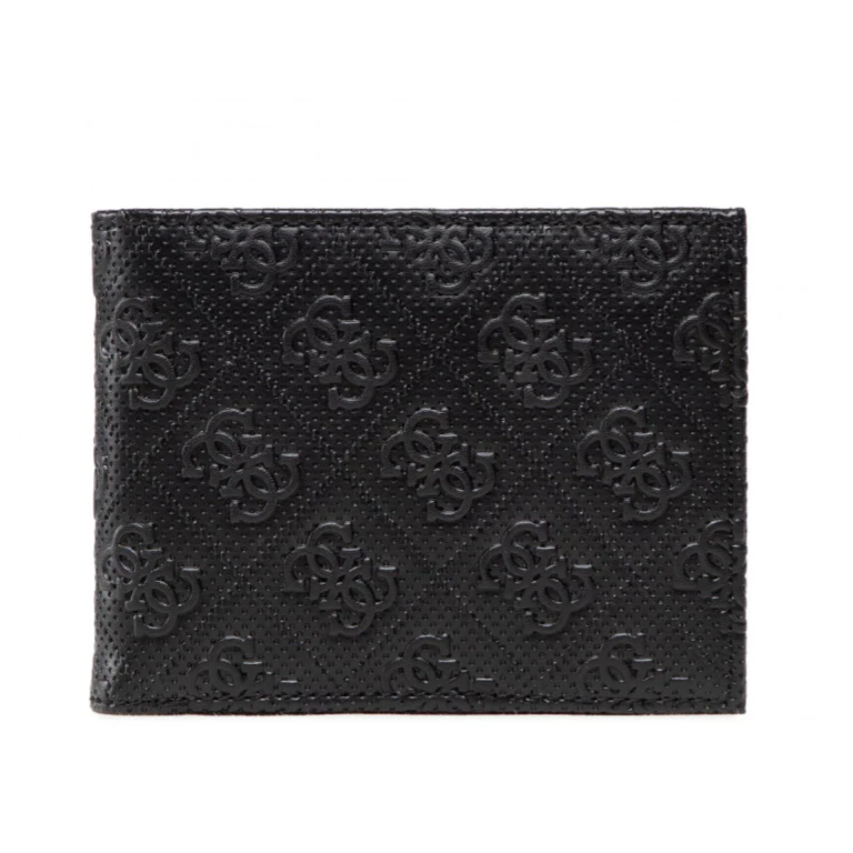 , Vezzola, fabric wallet, logo detail, SMESCHLEA20, black, for men