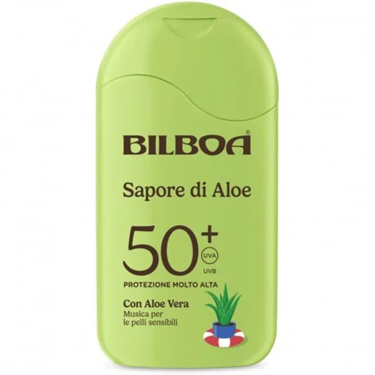 Aloe Flavor Sun Milk Spf50+ High Protection 200 Ml