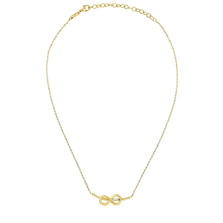 B&ME Timeless Infinity Gold Plated Women's Necklace TJ3501