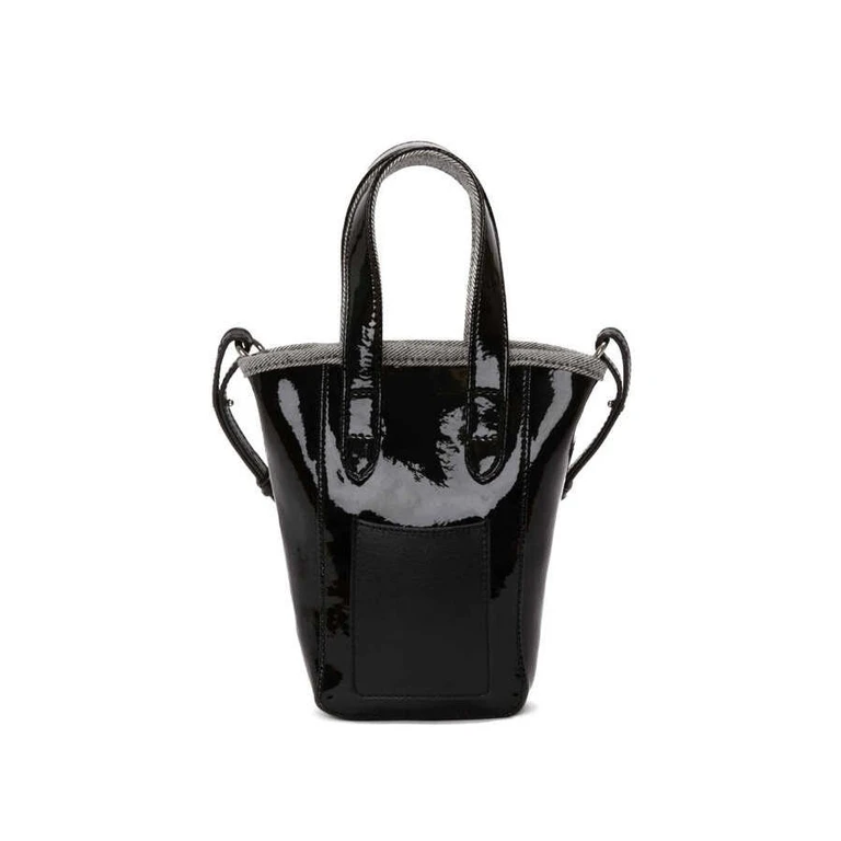 Belt Anchor Logo Mini Tote Bag Black > Shoulder