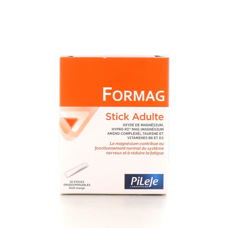 Formag Magnesium, Taurine, Vitamin B6 and Vitamin D3 Adult 20 Orodispersible Sticks